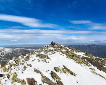 La Navidad viste con Nieve el Pico Ocejón