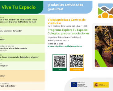 Programa Vive Tu Espacio Octubre y Noviembre 2025