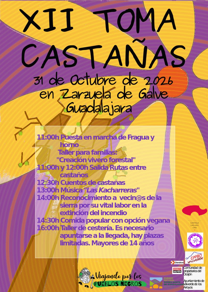 XII Edición De Toma Castañas 2026 Cartel B